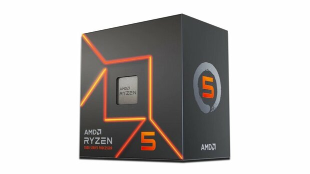 AMD Ryzen 5 7600 | 6 Core | 3,8GHz (5,1GHz Turbo) | AM5 | Processor | CPU