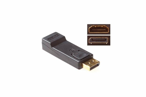 ACT AB3985 | DisplayPort naar HDMI Adapter | Male naar Female