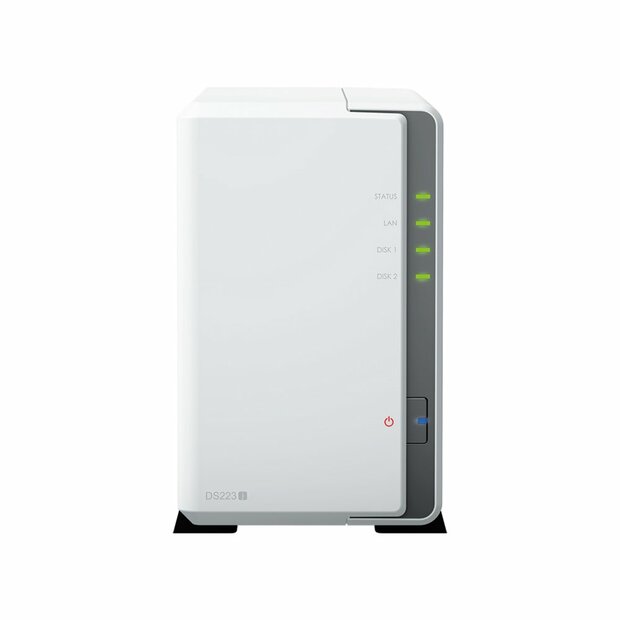 Synology DiskStation DS223j NAS | 2 Drive Bays | 1x Gigabit Ethernet | Wit