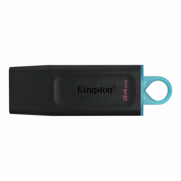 Kingston DataTraveler Exodia | 64GB USB-A 3.2 Flash Drive | Zwart