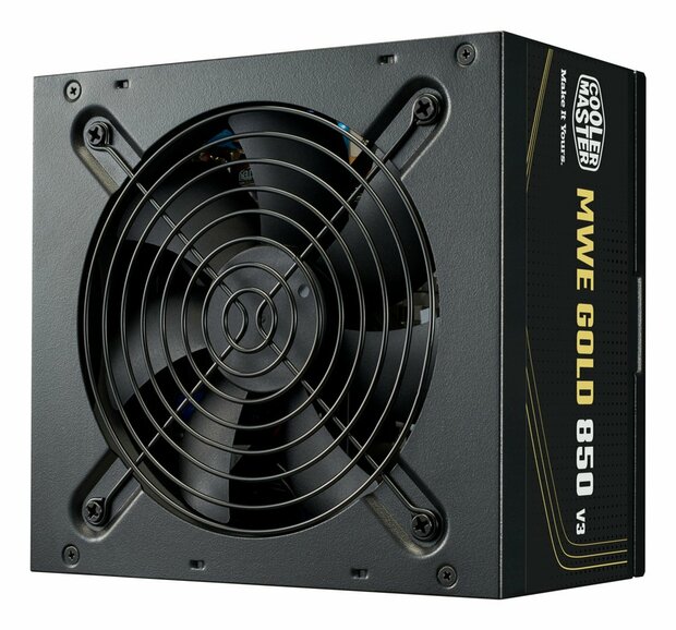 Cooler Master MWE Gold 850 V3 | 850 Watt Gold ATX 3.1 PSU | Modulair | Power Supply | Voeding