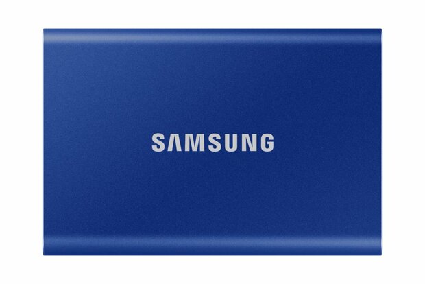 Samsung T7 | Externe SSD | 2TB | USB 3.2 Gen2 | 1.050MB/s Lezen | 1.000MB/s Schrijven | Blauw