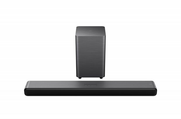 TCL S55HE Titanium Soundbar | 2.1-kanaals | Zwart