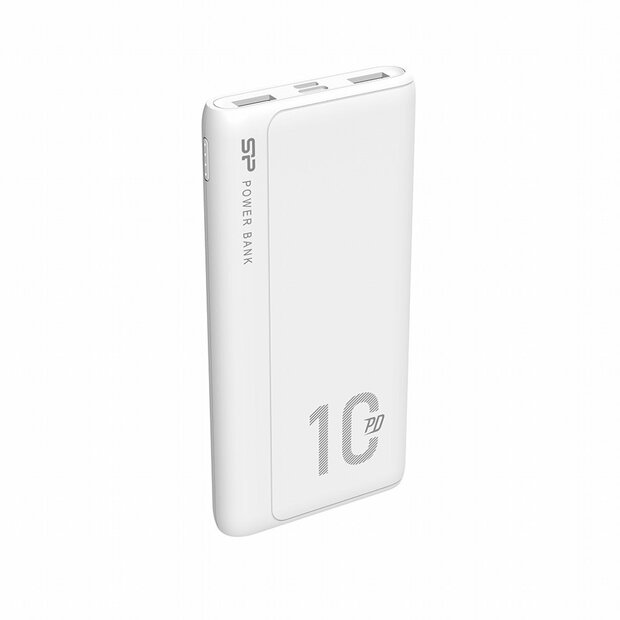 Silicon Power QP15 10000mAh Power Bank | Lithium-Polymeer | Wit