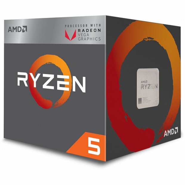 AMD Ryzen 5 3400G | 4 Core | 3,7GHz (4,2GHz Turbo) | AM4 | Processor | CPU
