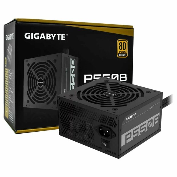 Gigabyte P550B | 550W Bronze | 20+4 Pin | ATX | Zwart | Voeding