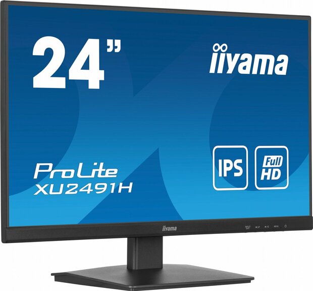 Iiyama ProLite XU2491H-B1 | 23,8&Prime; | 1920&times;1080 IPS | 100 Hz | HDMI + DisplayPort | Full HD Monitor