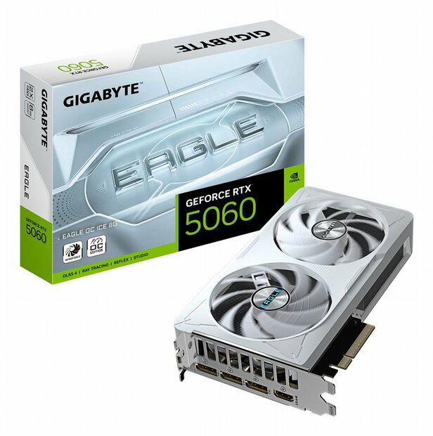 Gigabyte GeForce RTX 5060 EAGLE OC | 8GB GDDR7 | DLSS 4 | Videokaart | Nvidia GPU