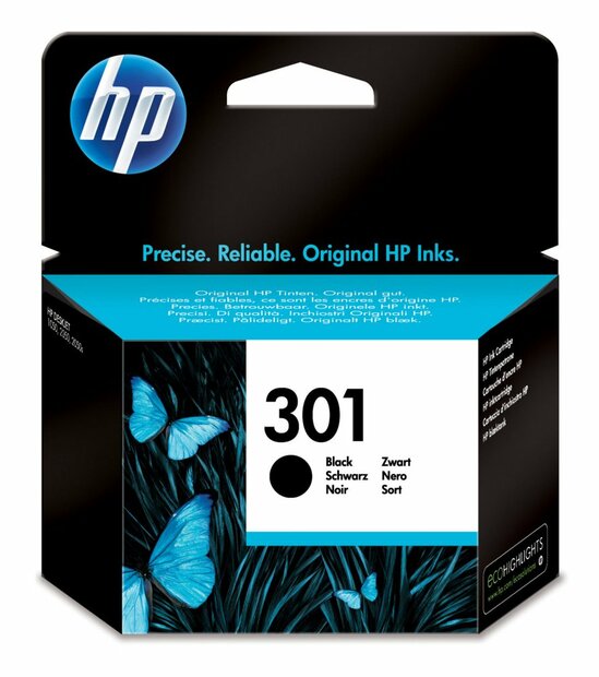 HP 301 | Originele Zwarte Inktcartridge