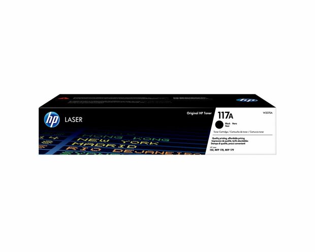 HP 117A W2070A | Zwart | Originele Tonercartridge