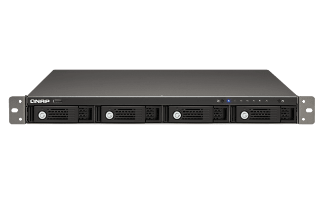QNAP Turbo NAS TS-421U/Marvell 2.0 GHz/1GB DDR3/4 Bays