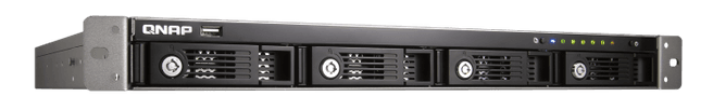 QNAP Turbo NAS TS-421U/Marvell 2.0 GHz/1GB DDR3/4 Bays