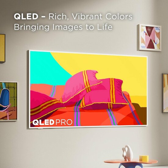TCL NXTFRAME 55A300W | 55&quot; 4K Ultra HD QLED Smart TV | Google TV | Dolby Vision | 120Hz | Slim Design
