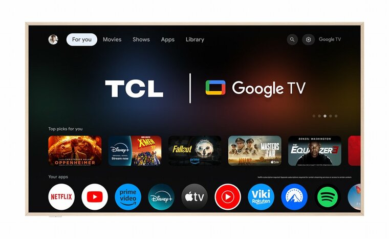 TCL NXTFRAME 55A300W | 55&quot; 4K Ultra HD QLED Smart TV | Google TV | Dolby Vision | 120Hz | Slim Design