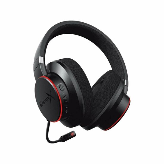 Creative Sound BlasterX H6 | Bedrade Over-ear Gaming Headset | USB-A &amp; 3.5mm | Zwart &amp; RGB
