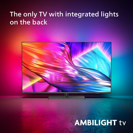 Philips The One 55PUS8949 | 55&quot; 4K Ultra HD LED Ambilight Smart TV | Titan OS | Dolby Vision | AI Sound | 144Hz