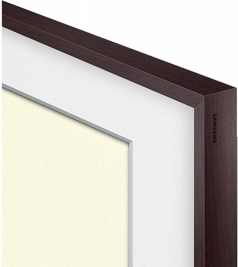 Samsung  Lijst voor 85&quot; Samsung The Frame TV | Modern Walnoothout