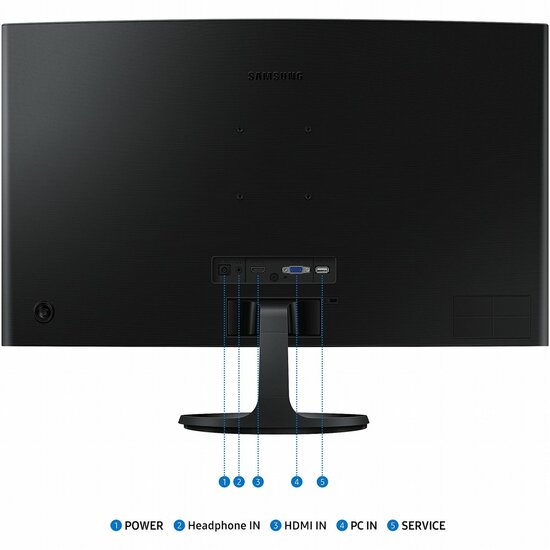 Samsung Essential S36GD 27&#039;&#039; | 1920x1080 VA | 100Hz | 1800R Curved | Full HD Monitor
