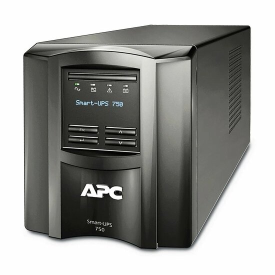 APC Smart-UPS SMT750IC | 750 VA | 6x IEC C13 Stopcontacten | Pure Sine Wave Output | SmartConnect &amp; AVR Technologie