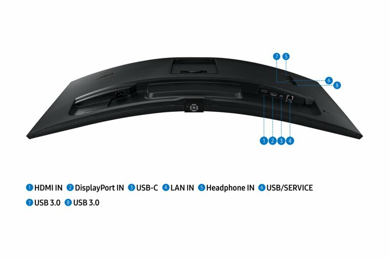 Samsung LS34A650UBUXEN 34&quot; | 3440x1440 UWQHD VA | 100Hz | 1000R Curved | HDR10 | USB-C | Monitor | Open Box