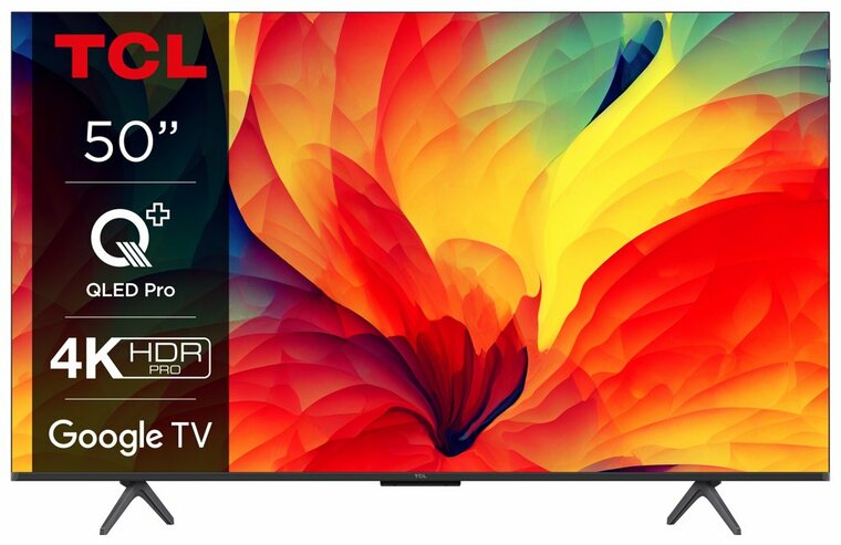 TCL 50QLED780 | 50&quot; 4K Ultra HD QLED Smart TV | Google TV | Quantum Dot | HDR10 | 60Hz