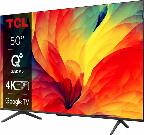 TCL 50QLED780 | 50&quot; 4K Ultra HD QLED Smart TV | Google TV | Quantum Dot | HDR10 | 60Hz