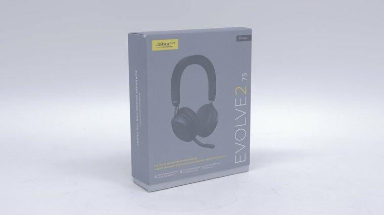 Jabra Evolve2 75 | Draadloze On-Ear Headset | ANC | RF | USB-A | Zwart | 2e Kans