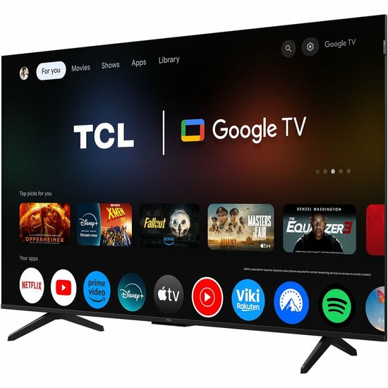 TCL 55P7K | 55&quot; 4K Ultra HD QLED Smart TV | Google TV | Dolby Vision &amp; HDR10 | 60Hz (2025)