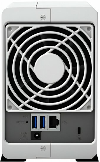 Synology DiskStation DS220J NAS 8TB | 2 Drive Bays | Inclusief 2 x 4TB HDD | 1x Gigabit Ethernet | Wit