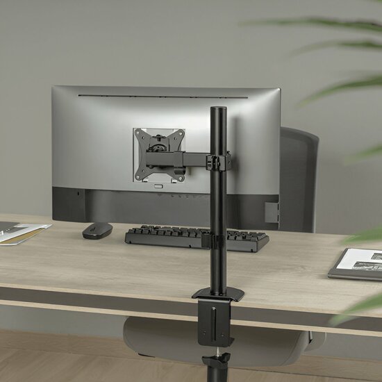 SBOX LCD-351/1-2 | Verstelbare Monitor-bureaubeugel | Tot 32&quot; | Max 9kg | VESA 100x100 | 1 Monitor
