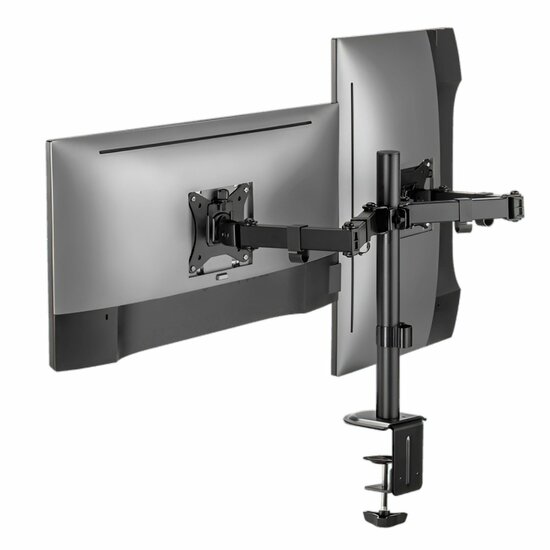 SBOX LCD-352/2-2 | Verstelbare Monitor-bureaubeugel | Tot 32&quot; | Max 9kg | VESA 100x100 | 2 Monitoren