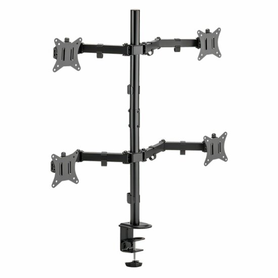 SBOX LCD-352/4-2 | Verstelbare Monitor-bureaubeugel | Tot 32&quot; | Max 9kg | VESA 100x100 | 4 Monitoren