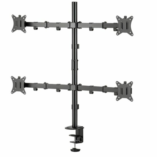 SBOX LCD-352/4-2 | Verstelbare Monitor-bureaubeugel | Tot 32&quot; | Max 9kg | VESA 100x100 | 4 Monitoren