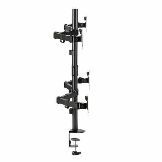 SBOX LCD-352/4-2 | Verstelbare Monitor-bureaubeugel | Tot 32&quot; | Max 9kg | VESA 100x100 | 4 Monitoren