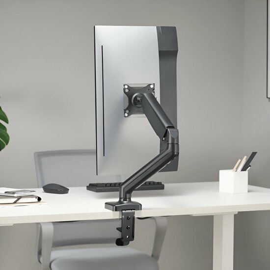 SBOX Flex LCD-S012-2 | Verstelbare Monitor-bureaubeugel | Tot 32&quot; | Max 9kg | VESA 100x100 | 1 Monitor