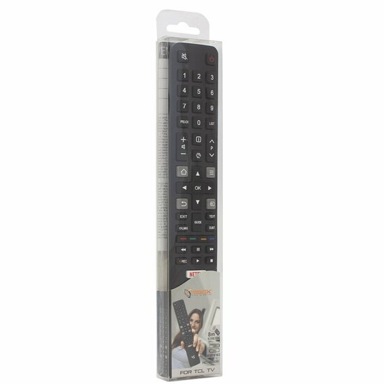 SBOX RC-01406 | Afstandsbediening | Geschikt voor TCL TV&#039;s | Zwart