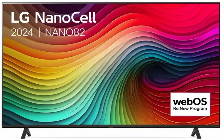 LG NanoCell 50NANO82T6B | 50&quot; 4K Ultra HD NanoCell Smart TV | WebOS 24 | HDR10 Pro | 60Hz