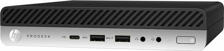 HP ProDesk 600 G4 Mini | Intel Core i5-8500T | 8GB RAM | 256GB SSD | 2x DisplayPort | Windows 11 Professional | Refurbished Silver