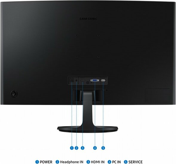 Samsung Essential S36GD 27&#039;&#039; | 1920x1080 VA | 100Hz | Curved | Full HD Monitor