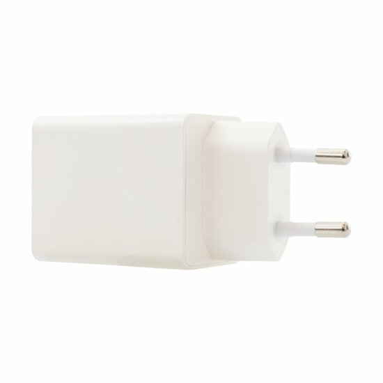 SBOX USB Oplader HC-45 | 45W | USB-A &amp; USB-C (2 Poorten) | Wit