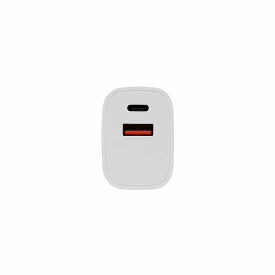 SBOX Oplader HC-693 SB | 15W | USB-A &amp; USB-C (2 Poorten) | Wit