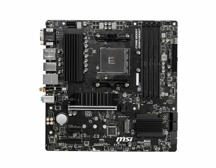 MSI B550M PRO-VDH WIFI | Socket AM4 | AMD B550 | 4xDDR4 | Micro-ATX | Moederbord | Returned