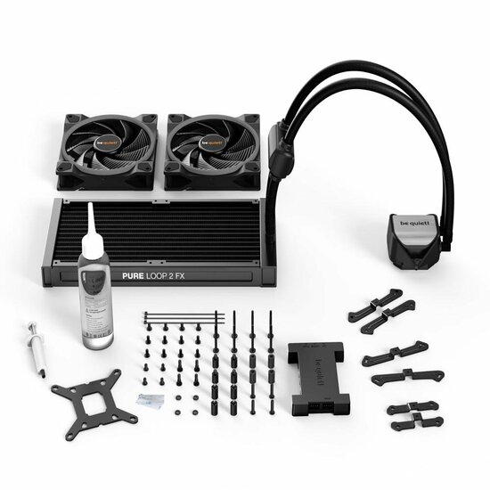 be quiet! PURE LOOP 2 FX 280mm | All-in-One CPU Waterkoeler | Zwart