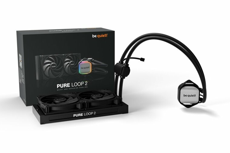be quiet! PURE LOOP 2 240mm | All-in-One CPU Waterkoeler | Zwart