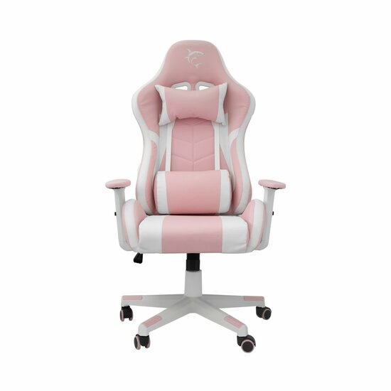 White Shark Roxy | Roze Gamingstoel met Verstelbare Rugleuning | Belastbaar tot 120 kg