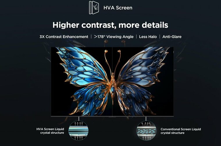 TCL 65V6C | 65&quot; 4K Ultra HD DLED Smart TV | Google TV | Dolby Vision | 60Hz (2025)