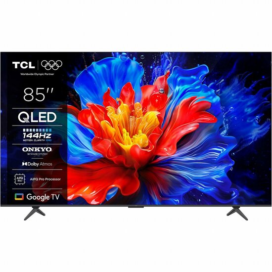 TCL 85P8K | 85&quot; 4K Ultra HD QLED DLED Smart TV | Google TV | Dolby Vision | 144Hz (2025)