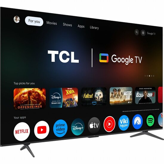 TCL 85P8K | 85&quot; 4K Ultra HD QLED DLED Smart TV | Google TV | Dolby Vision | 144Hz (2025)