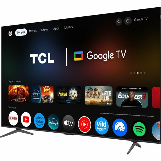 TCL 85P8K | 85&quot; 4K Ultra HD QLED DLED Smart TV | Google TV | Dolby Vision | 144Hz (2025)