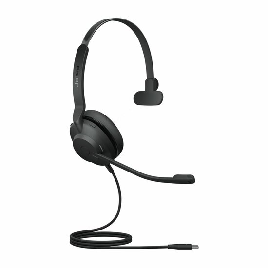 Jabra Evolve2 30 UC | Mono Bedrade On-Ear Headset USB-C | Zwart | OPEN BOX